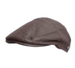 Bailey of Hollywood Men’s Langham Leather Flat Cap