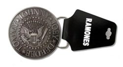 Bravado Adult Ramones Classic Circle Seal Logo Band Metal Belt Buckle
