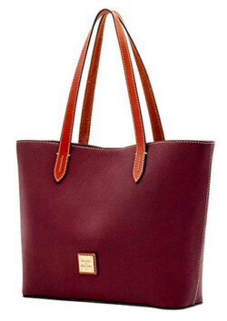 Dooney & Bourke Women’s Medium Harlyn Pebbled Leather Tote Shoulder Bag Purse Handbag  ...
