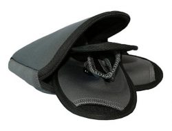 HomeIdeas Unisex Foldable Nylon Anti-Slip Portable Travel Slippers With Storage Bag .