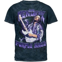 Jimi Hendrix – Purple Haze Tie Dye T-Shirt by Old Glory