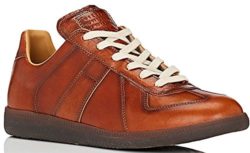 Maison Margiela 22 Replica Low Burnished Leather Sneaker