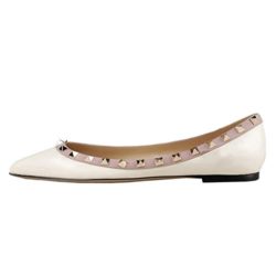 MERUMOTE Women’s Flats With Double Buckles Fashion Sexy Rivets