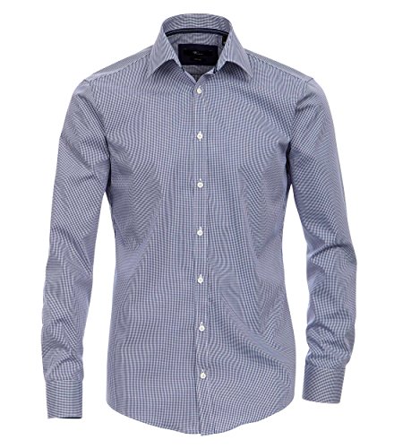 Michaelax-Fashion-Trade Men’s Checkered Classic Long Sleeve Formal Shirt