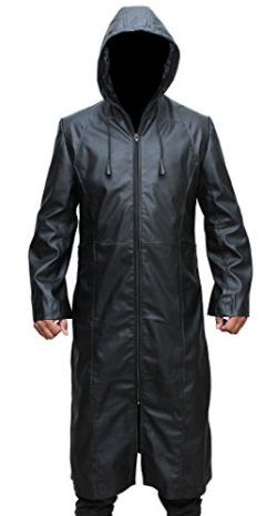 Organization XIII Jacket – Enigma Hooded Black Leather Trench Coat
by fjackets