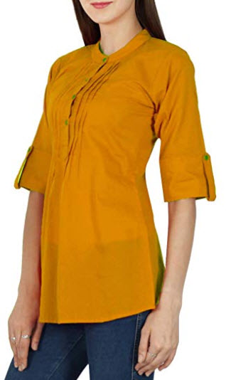 PhagunBoho Top Dress Solid Wear Casual Tunic Women Clothing Cotton Summer Sundress