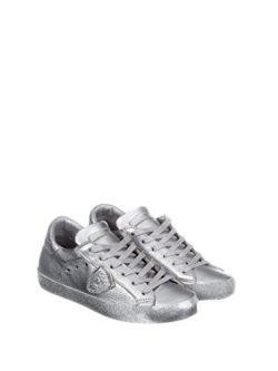 Philippe Model Women’s CGLDML22 Silver Leather Sneakers
by Philippe Model