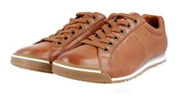 Prada Men’s 4E2719 ON5 F0054 Leather Sneaker