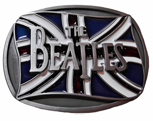 The BEATLES British Flag Metal BELT BUCKLE With Enamel Finish by Main Street 24/7
