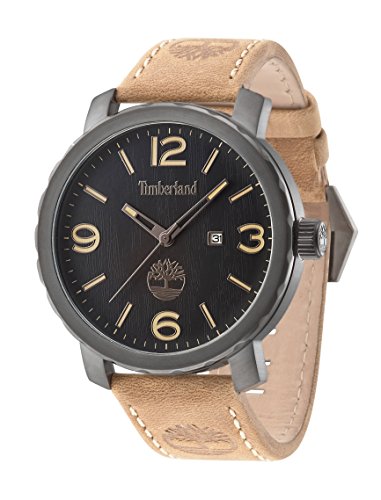 Timberland 14399XSU-02 Mens Pinkerton Brown Leather Strap Watch