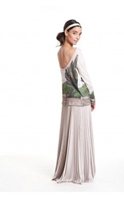 Tracy Reese Pleated Maxi Skirt