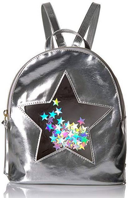 T-Shirt & Jeans Floating Stars Back Pack silver