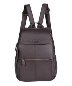VIDENG POLO M520 Hot Style Fashion Women Real Genuine Leather Casual Daily Backpack Handbag